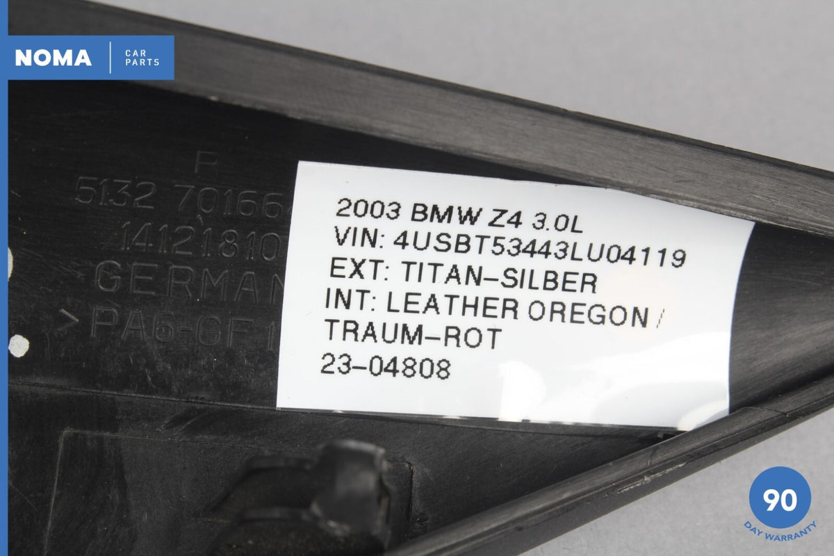 03-08 BMW Z4 E85 Right Door Tweeter Audio Speaker w/ Cover 51327016646 OEM - photo 11