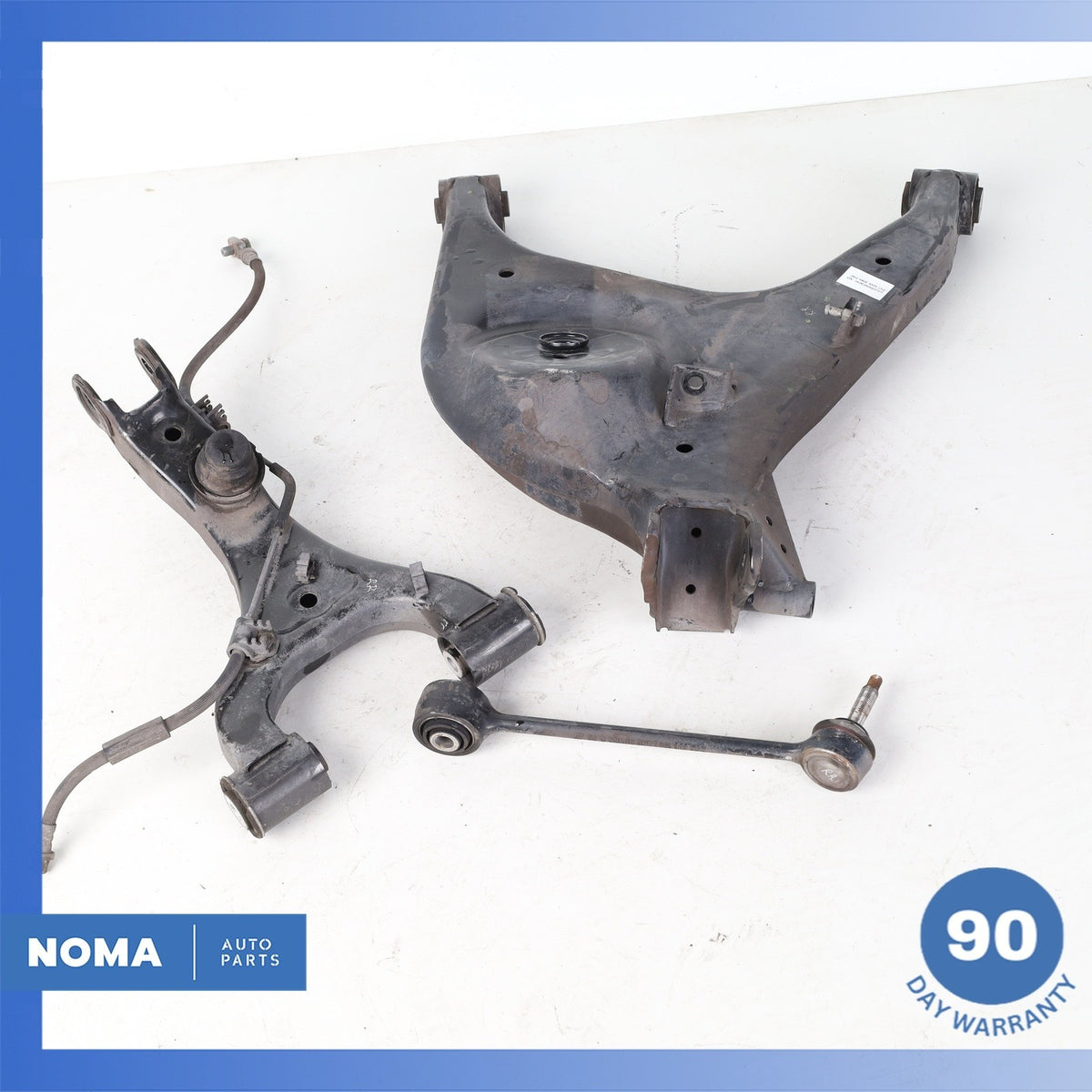 07-12 Land Rover Range Rover L322 Rear Right Lower & Upper Control Arm Set OEM - photo 1
