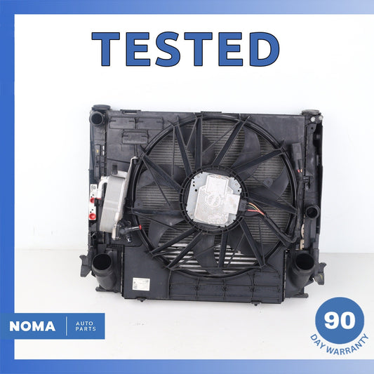 11-18 BMW F25 X3 X4 2.0L Engine Radiator Condenser Fan Motor Assembly OEM - photo 1