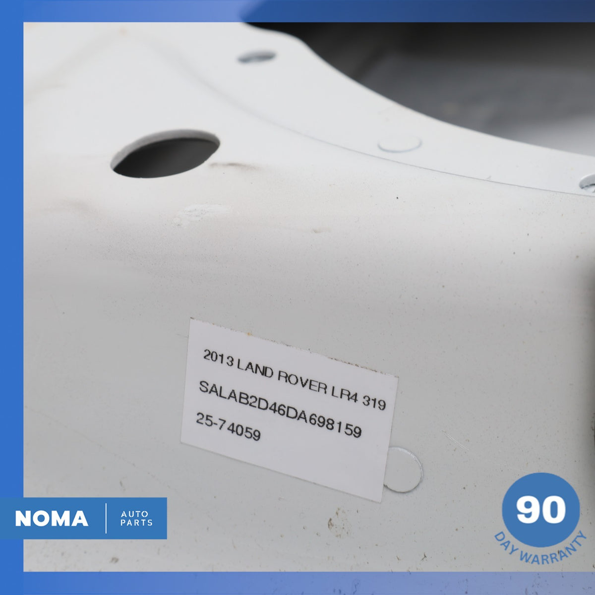 05-16 Land Rover L319 LR4 LR3 Lower Trunk Lid Shell Cover Assembly White OEM - photo 13