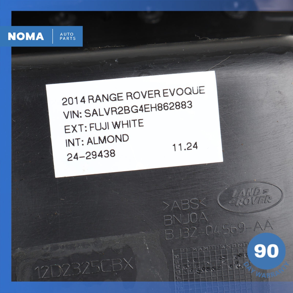 14-17 LR Range Rover Evoque L538 Rear Center Console Air Vent Trim Beige OEM - photo 15