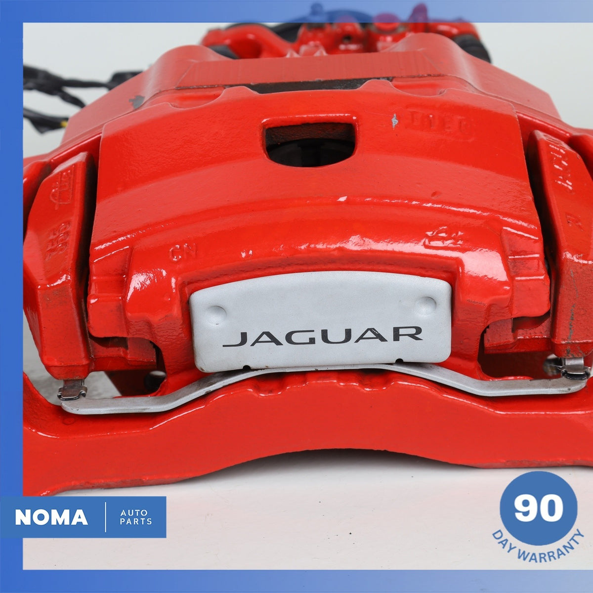 14-21 Jaguar X152 F-Type Front & Rear Brake Caliper Set w/ Actuator Red OEM 34k - photo 4