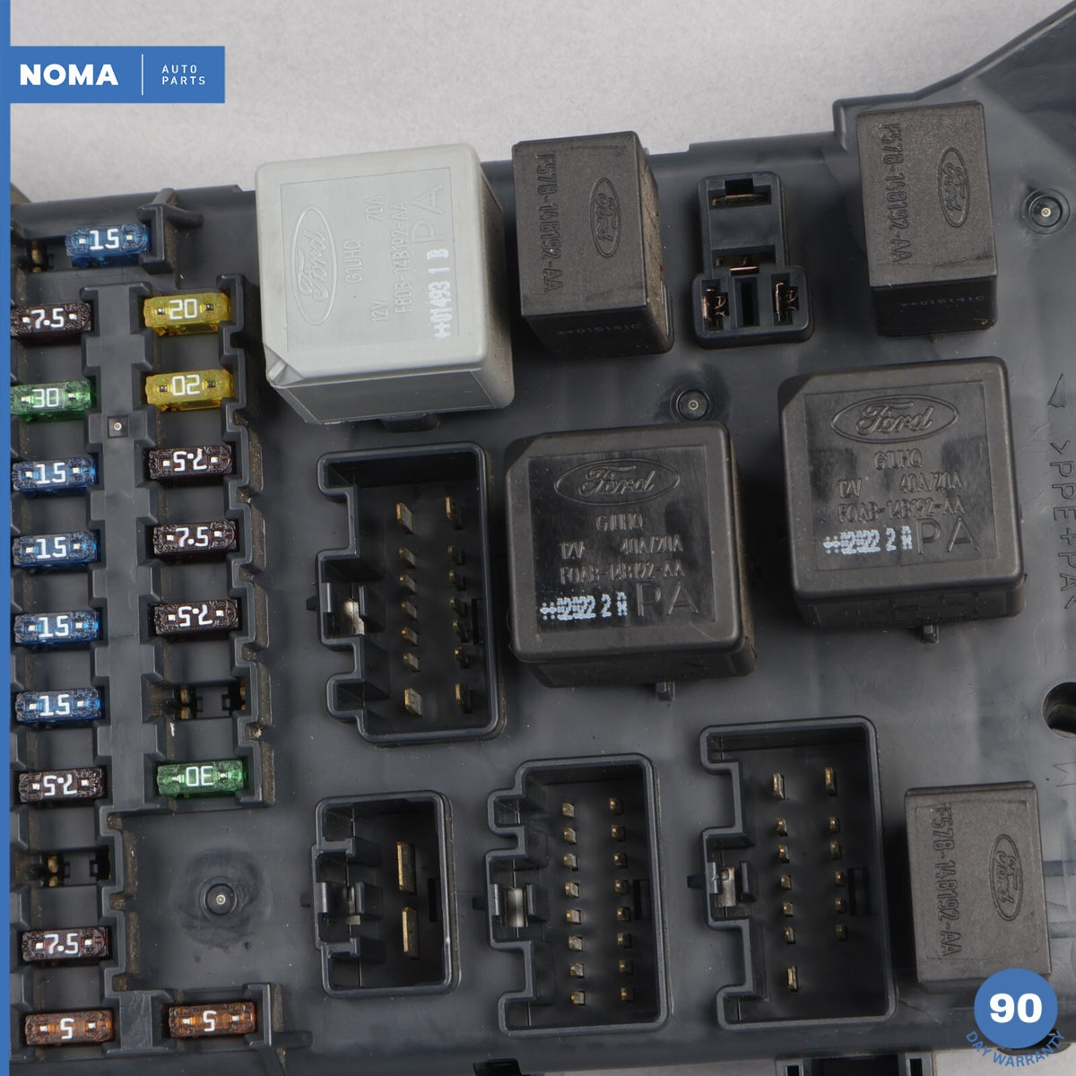 02-04 Jaguar X-Type X400 Front Under Dashboard Junction Relay Fuse Box OEM - photo 7