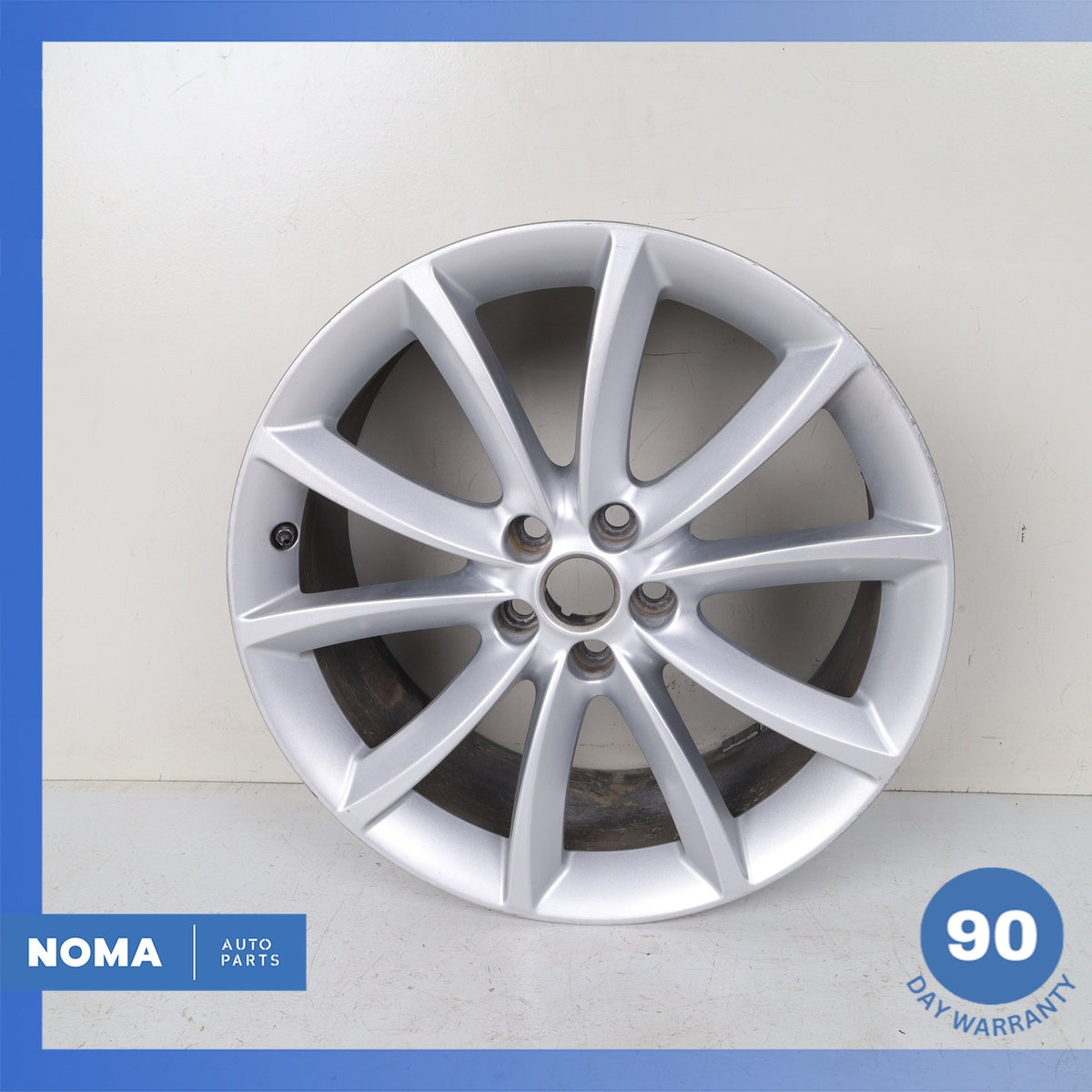 14-24 Jaguar X152 F-Type Propeller 8.5 x R19 19" Front Wheel Rim Silver OEM - photo 1
