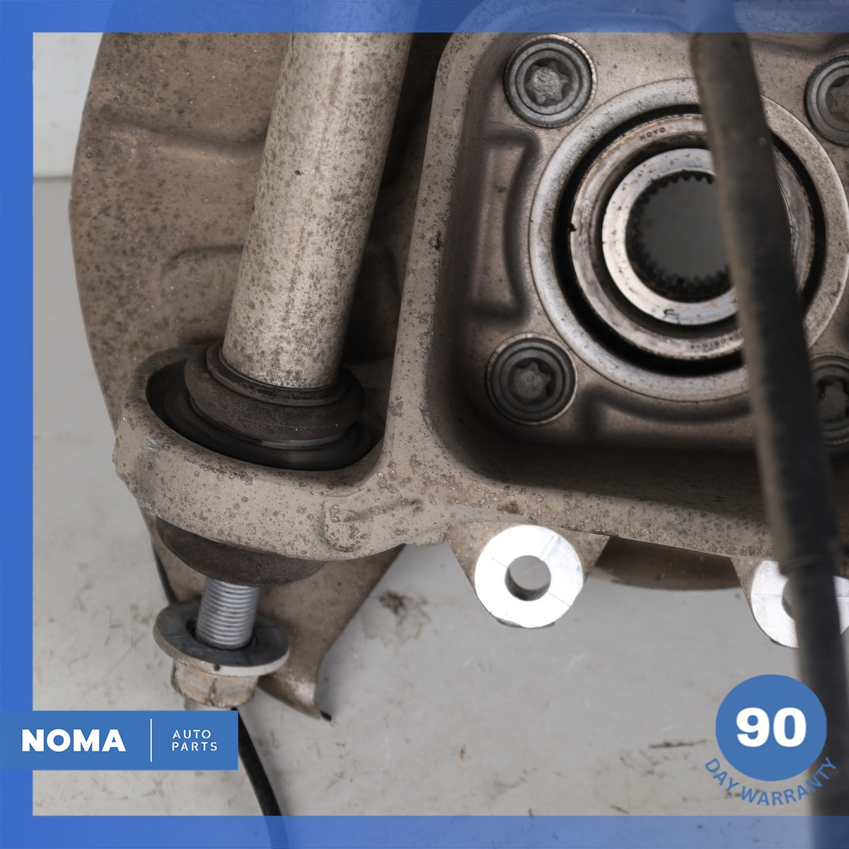 14-19 BMW F15 X5 X6M Rear Right Passenger Side Spindle Knuckle Hub w/ Shield OEM - photo 12