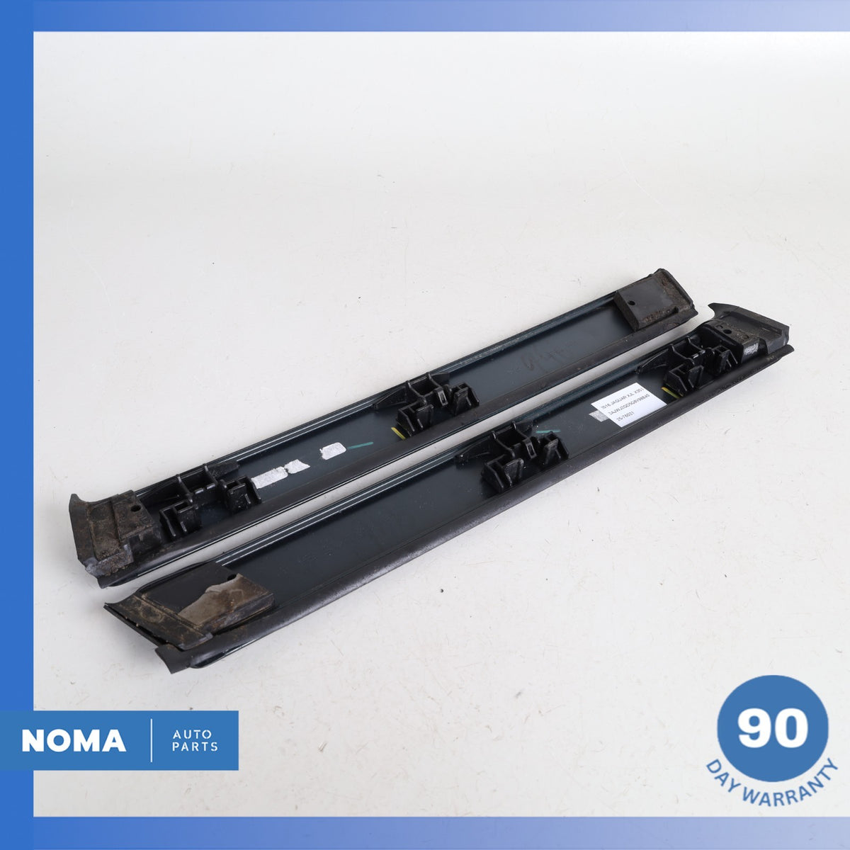 10-19 Jaguar X351 XJ Rear Left & Right Exterior Roof C-Pillar Molding Set OEM - photo 5