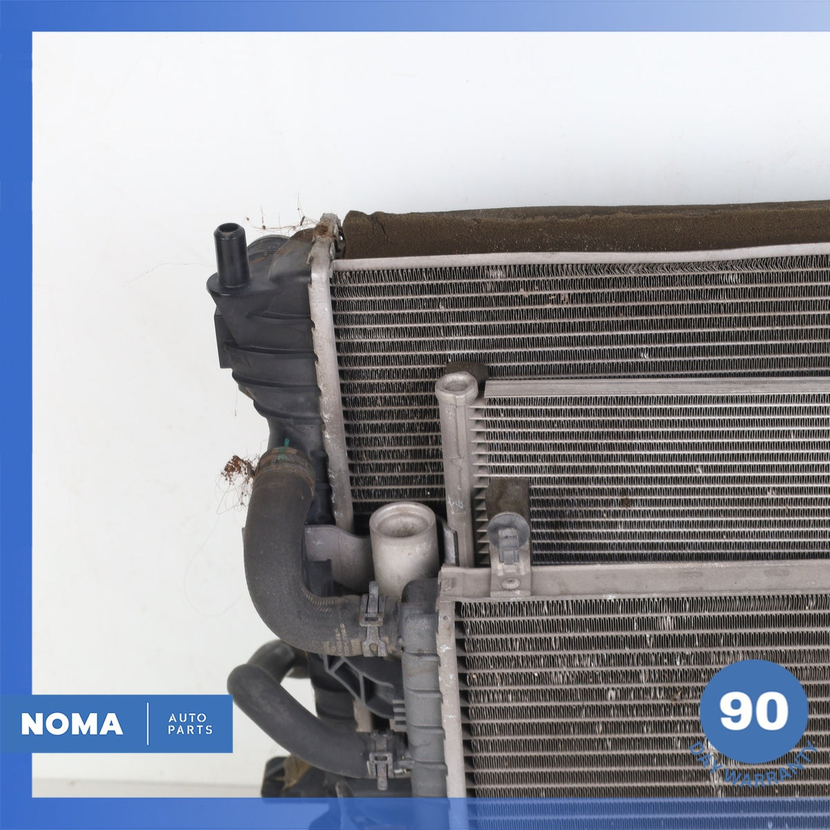 10-19 Jaguar X351 XJ XFR Radiator A/C AC Condenser Intercooler Assembly OEM - photo 5