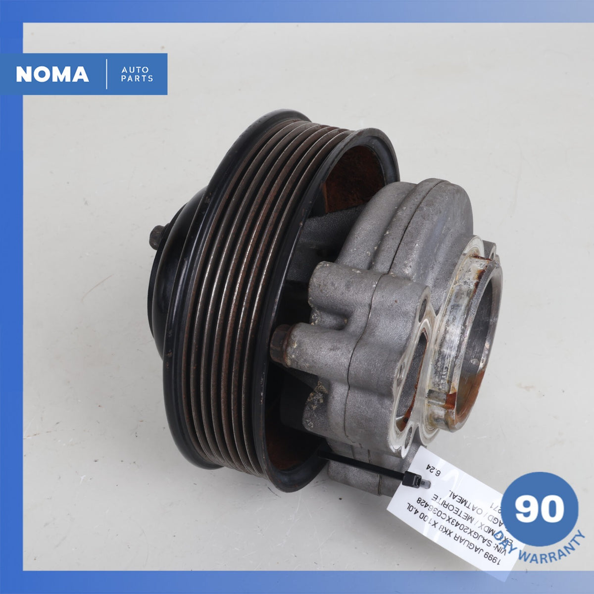 1999 Jaguar X100 XK8 Engine Coolant Water Pump w/ Pulley XW938509AB OEM - photo 5