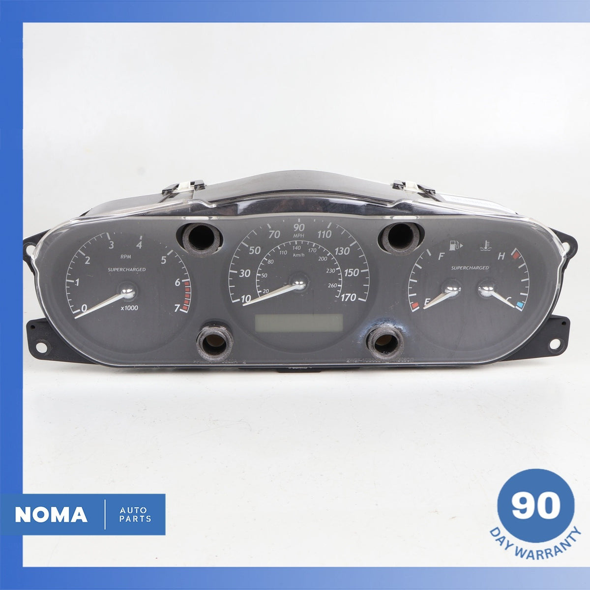 04-05 Jaguar X350 XJR Super V8 Instrument Speedometer Gauge Cluster C2C18458 OEM - photo 1