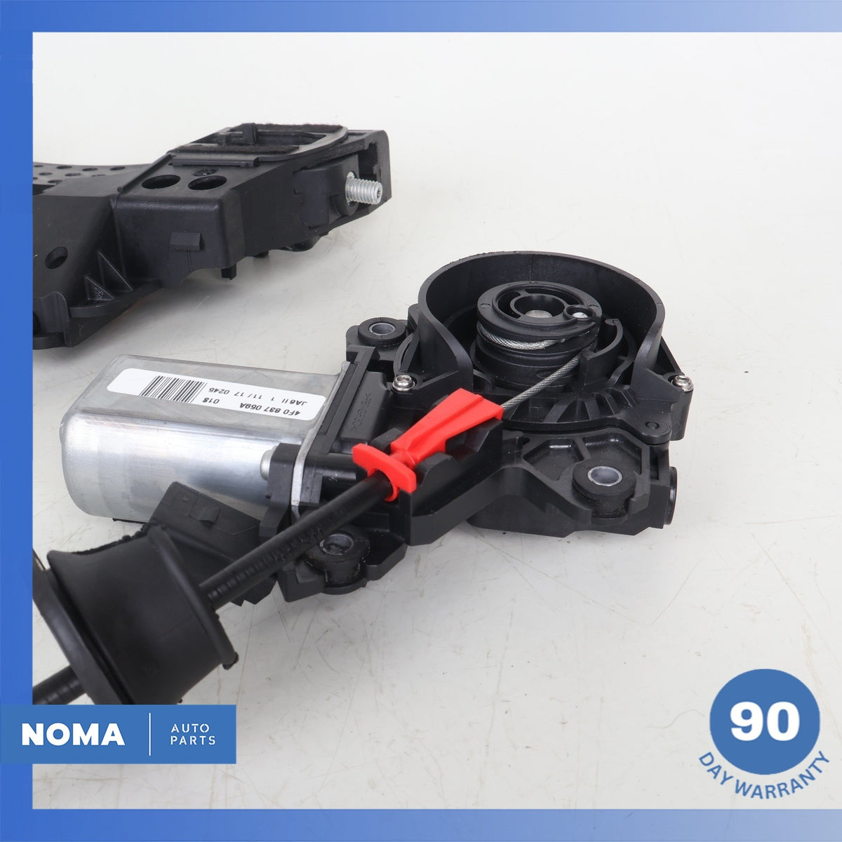 11-14 Audi D4 A8L Rear Left Exterior Door Bracket w/ Lock & Motor 4F0837059 OEM - photo 4