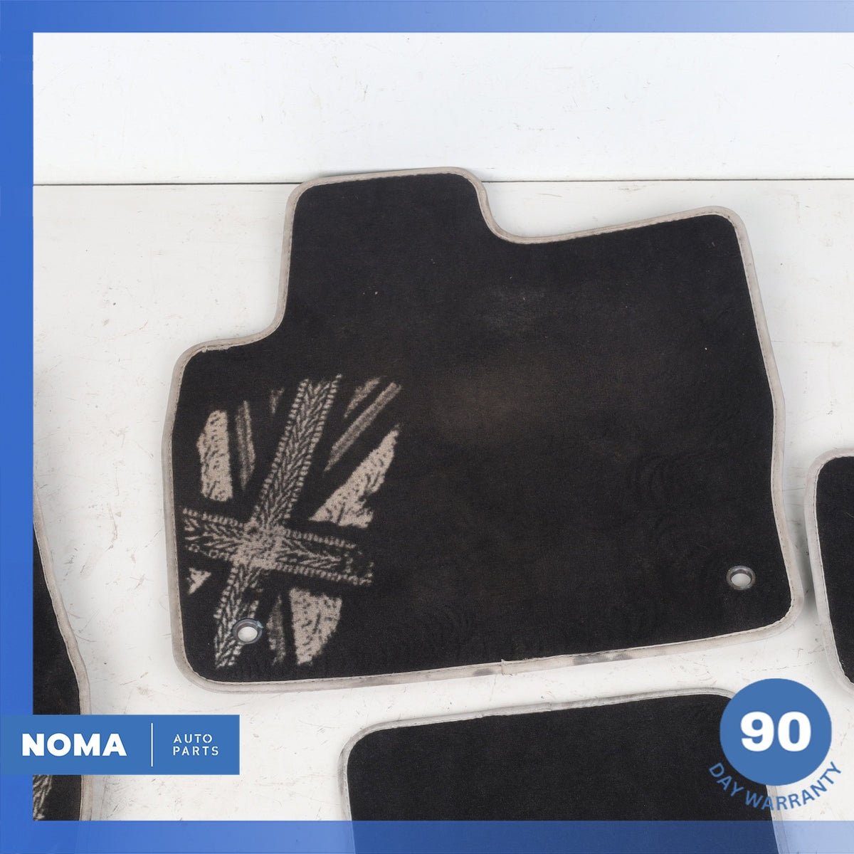 15-19 Range Rover Evoque L538 Front & Rear Floor Carpet Mat Set Monochrome OEM - photo 3