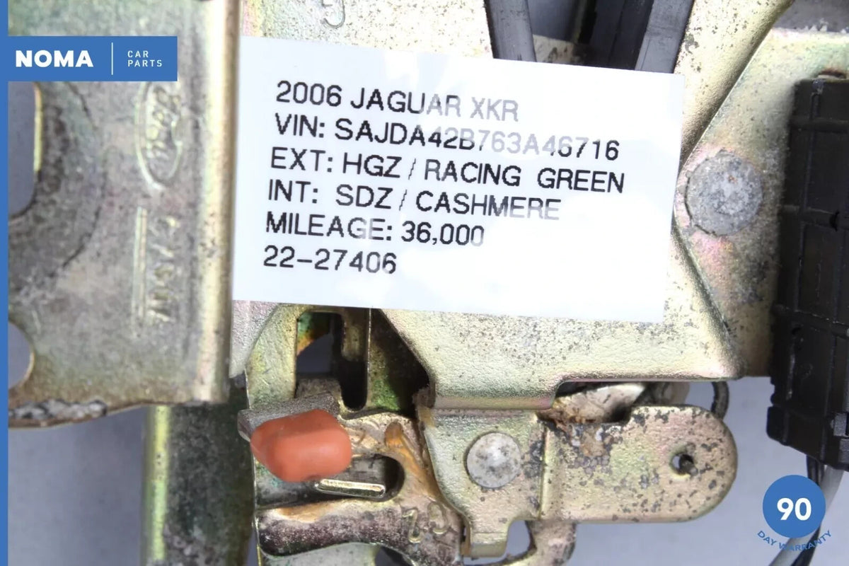 03-06 Jaguar X100 XKR XK8 Trunk Boot Latch Lock Mechanism w/ Cable GJE3500BB OEM - photo 13