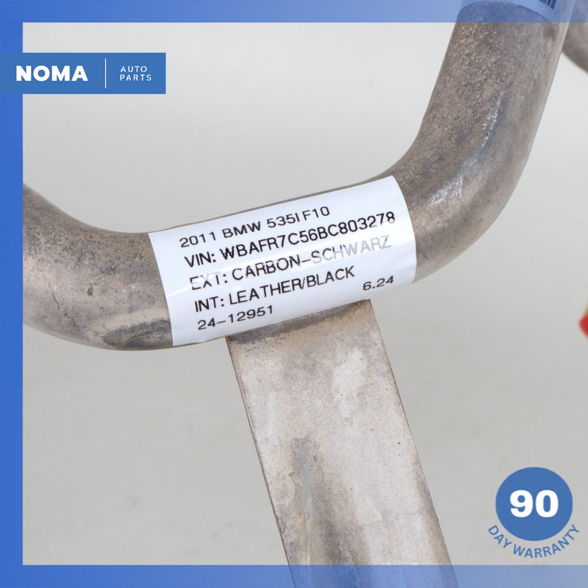 2011 BMW F10 535i AC A/C Air Conditioning Hose Line Pipe 64539209708 OEM - photo 22