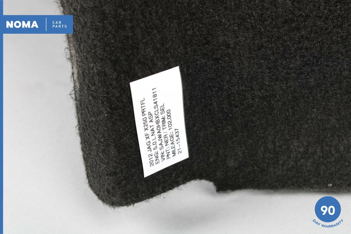 09-15 Jaguar XF XFR X250 Rear Left Driver Side Trunk Carpet Cover Trim OEM - photo 11