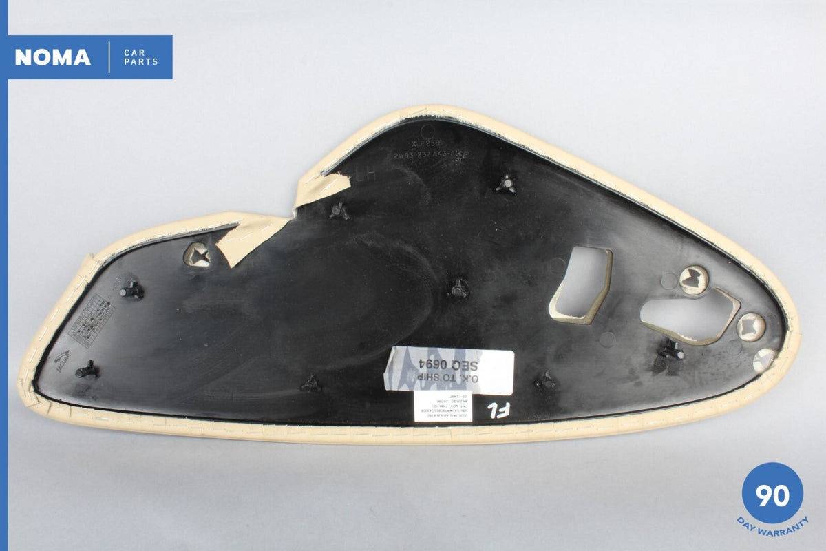 05-09 Jaguar XJ8 XJR VDP X350 Front Rear Left Interior Door Insert Trim SEL OEM - photo 6