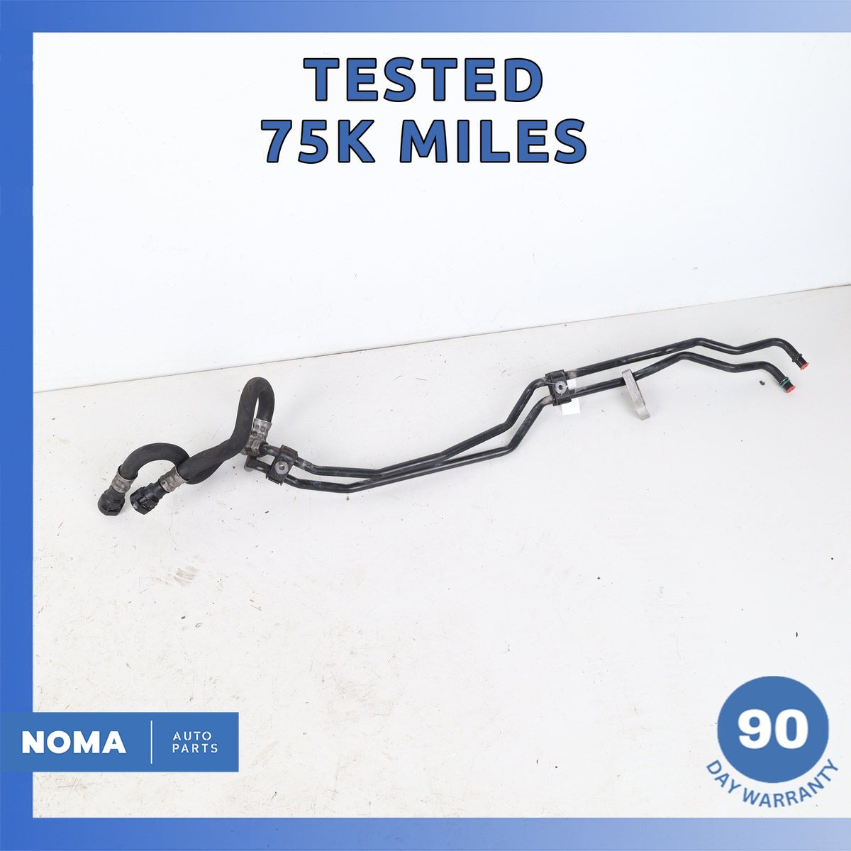 07-13 BMW E93 328i 128i Automatic Transmission Oil Cooler Pipe Line Set OEM 75k - photo 1