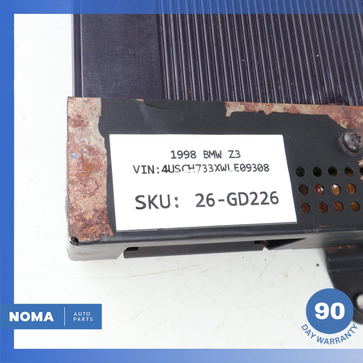 96-02 BMW E36 Z3 Radio Audio Sound Amplifier Amp Alpine 65128399683 OEM - photo 14