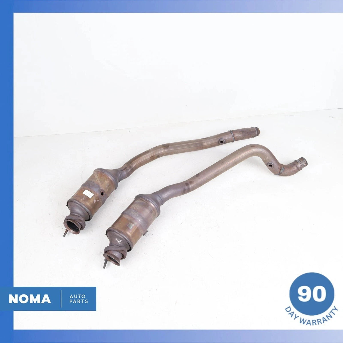 16-20 Jaguar X152 F-Type-S RWD Left & Right Side Exhaust Downpipe Set OEM 65k - photo 2
