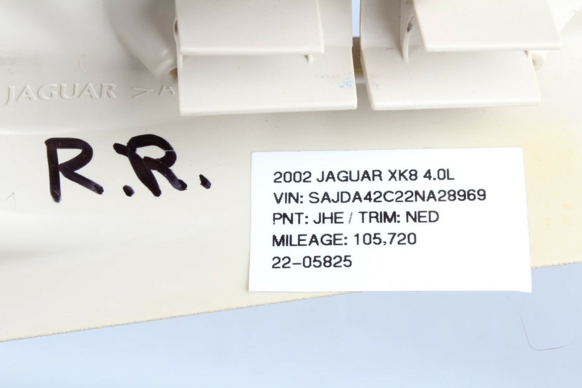 97-06 Jaguar XK8 X100 Conv Rear Right Side Shoulder Seat Belt Trim Bezel NED OEM - photo 7