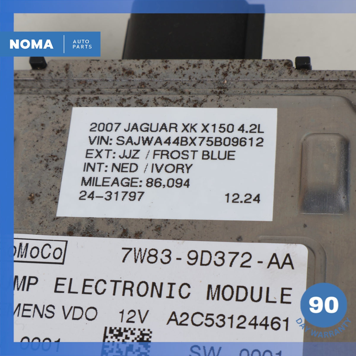 07-24 Jaguar X150 XK F-Type XF Gas Fuel Pump Control Module 7W839D372AA OEM - photo 7