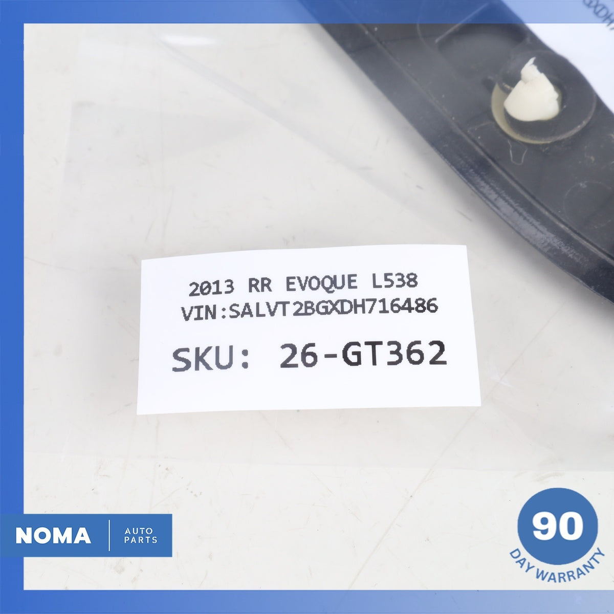 LR Range Rover Evoque L538 4DR Front Right & Left Fender Molding Trim Set OEM - photo 11