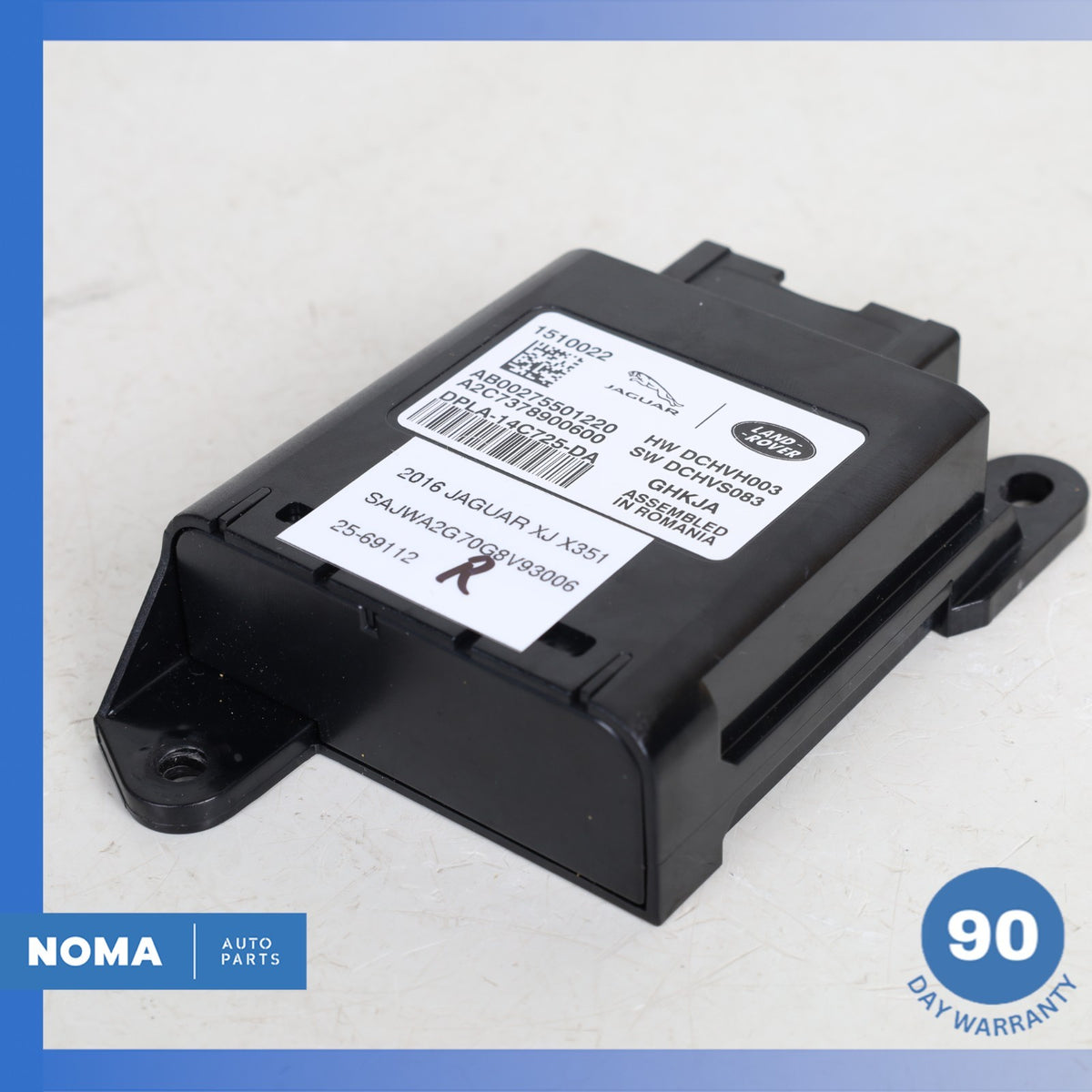 2016 Jaguar X351 XJL Left or Right Seat Heat Control Module DPLA14C725DA OEM - photo 3