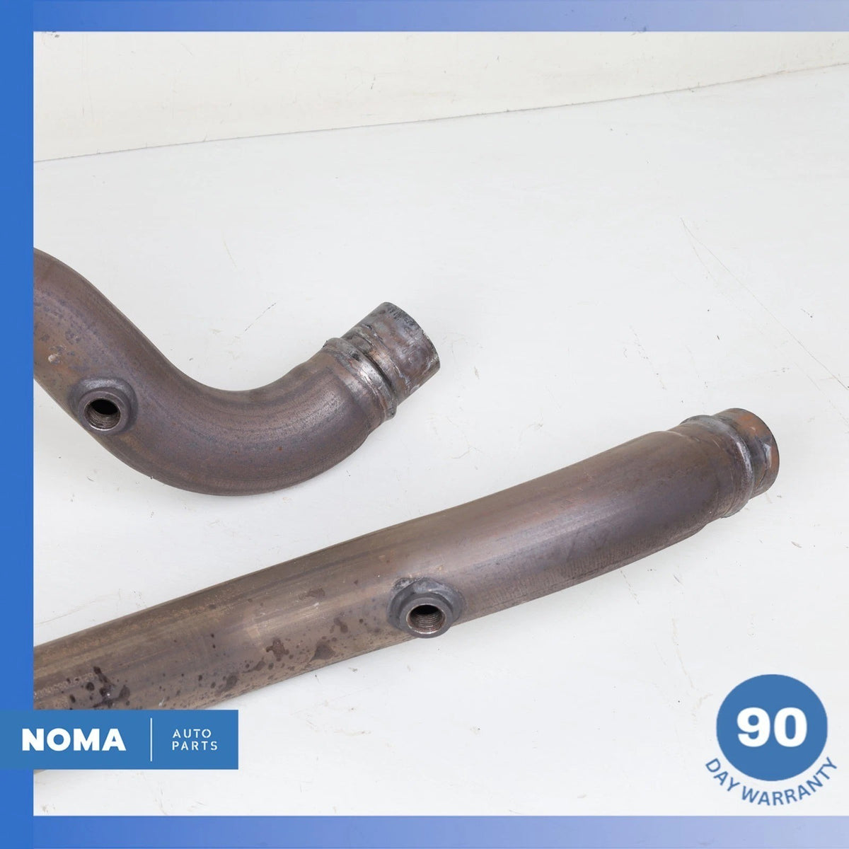 16-20 Jaguar X152 F-Type-S RWD Left & Right Side Exhaust Downpipe Set OEM 19k - photo 3