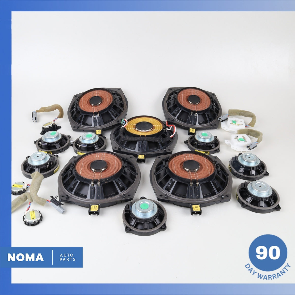 13-22 LR Range Rover Sport L494 Front & Rear Premium Audio 1200W Speaker Set OEM - photo 15