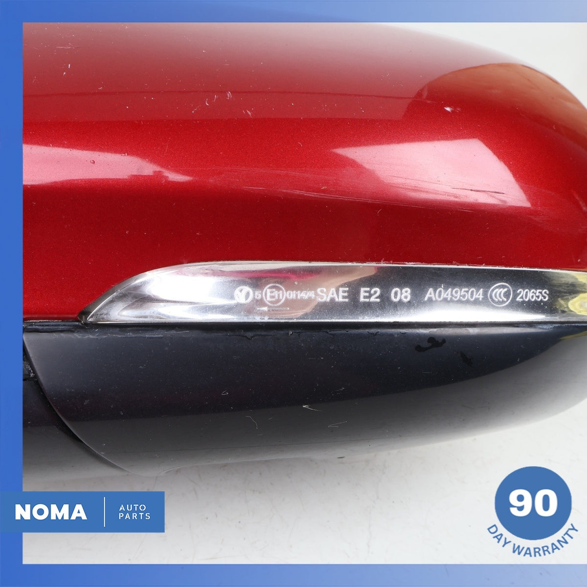 17-19 Jaguar X760 XE Left Rear View Door Mirror Red GX7317E699FA OEM 61k - photo 17