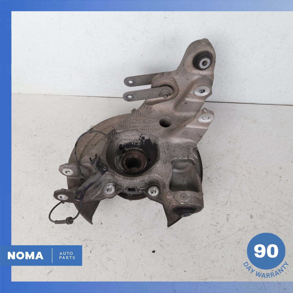 16-19 Jaguar X260 XF XE Rear Left Spindle Knuckle Hub w/ Shield OEM - photo 11