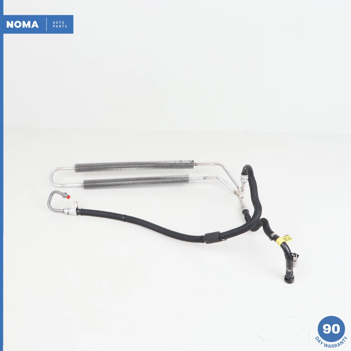 10-15 Jaguar X250 XF RWD Power Steering Oil Fluid Cooler w/ Hose 9X233F780AD OEM - photo 6