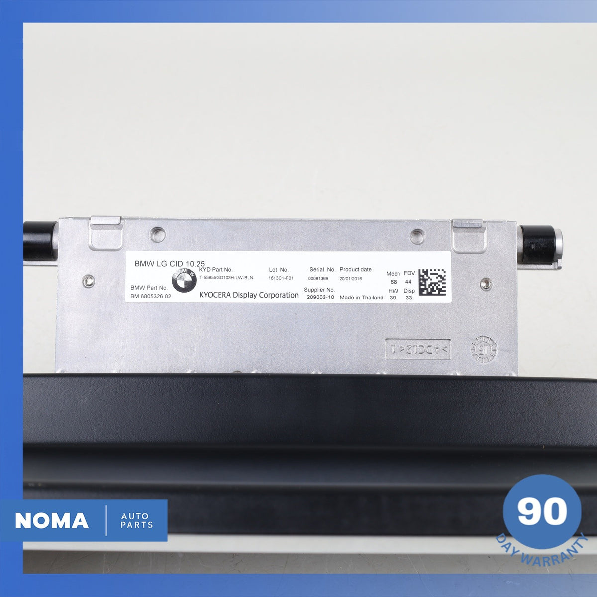 16-18 BMW G12 750Li LG CID 10.25'' Navigation Dash Screen Monitor Display OEM - photo 10