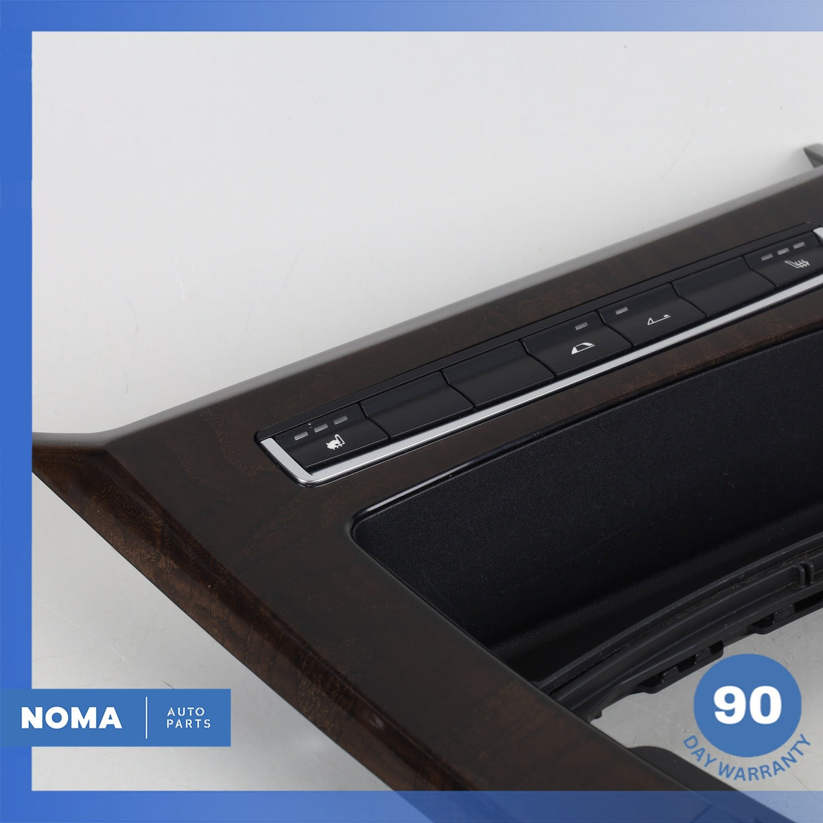12-16 BMW E89 Z4 Center Console Switch Cover Panel Trim Wood  OEM - photo 3
