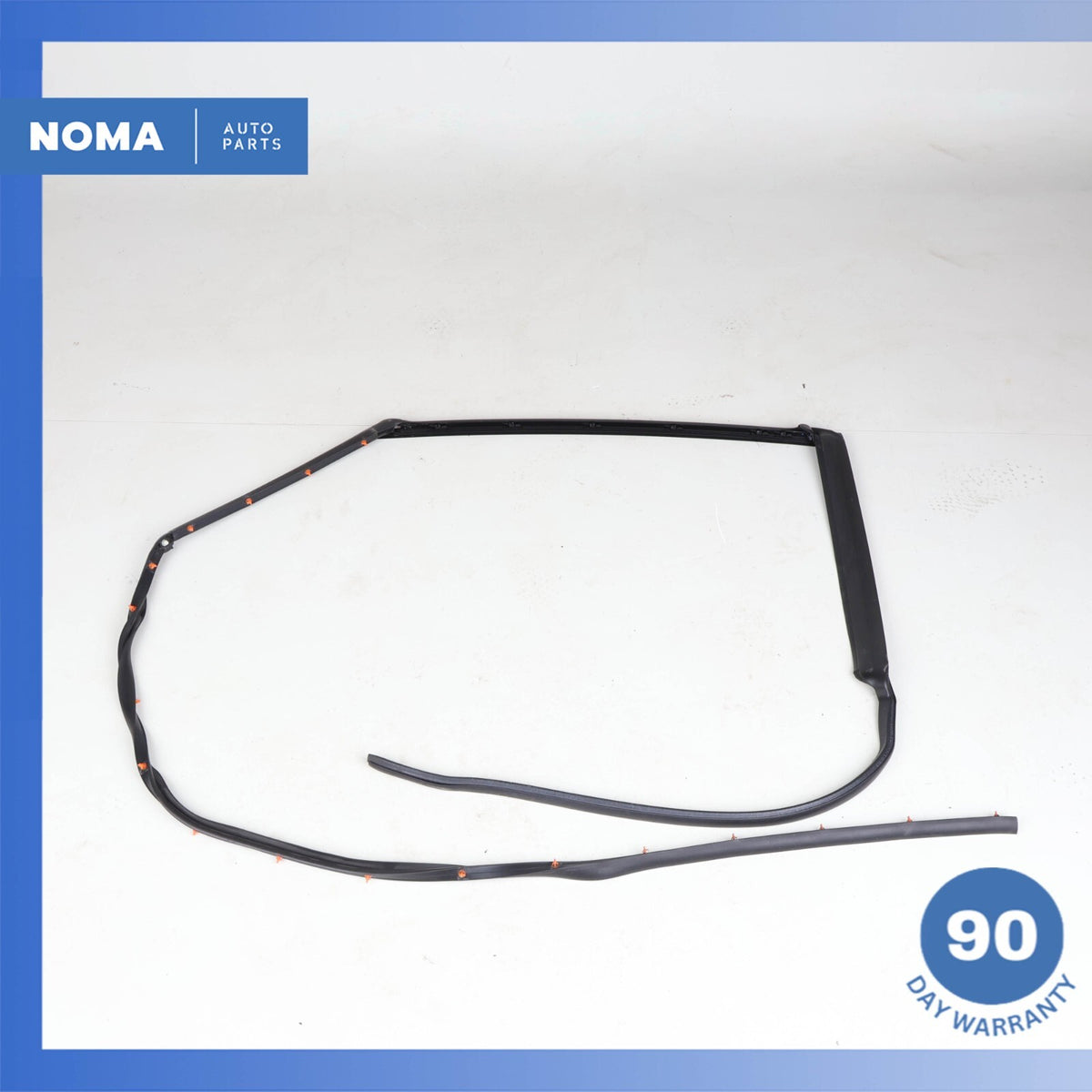 16-23 Jaguar X260 XF Sedan Rear Left Driver Door Window Molding w/ Seal OEM - photo 10