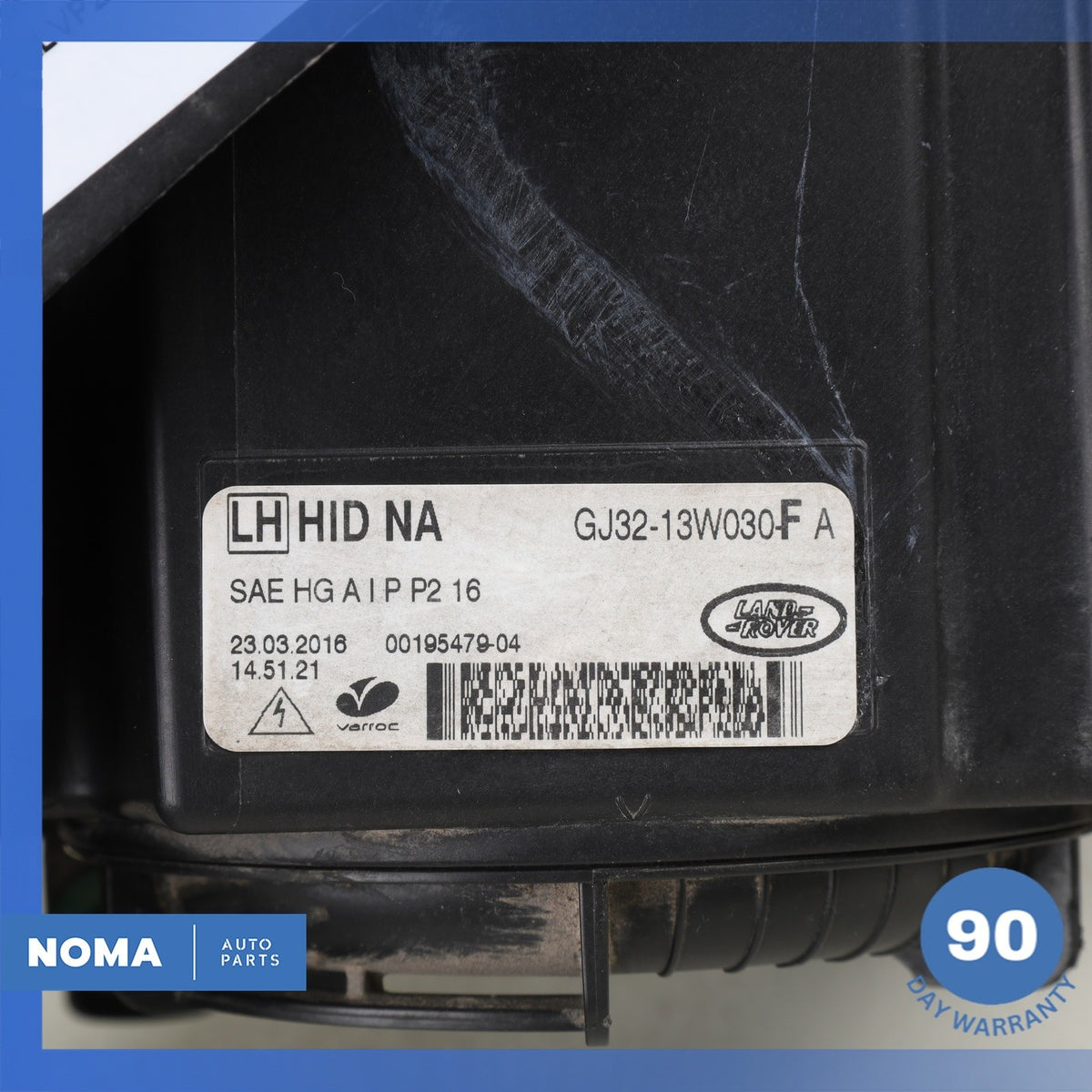 16-19 Range Rover Evoque L538 Left Headlight Lamp Light Bi-Xenon NON-AFS OEM - photo 15