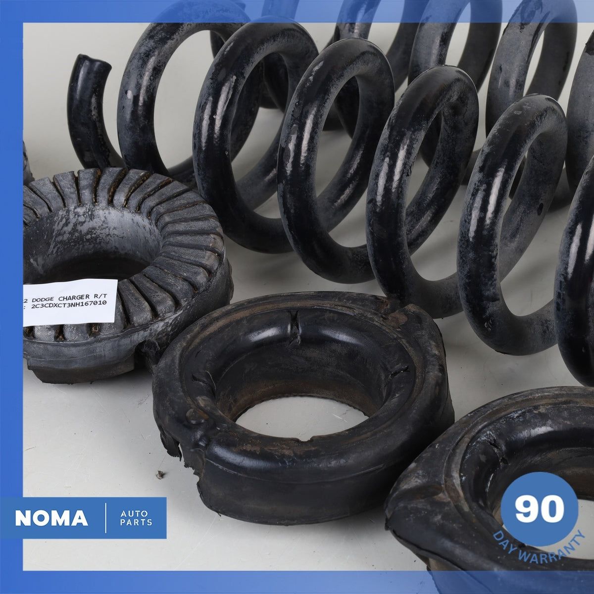 15-23 Dodge LD Charger RWD Rear Right & Left Shock Absorber Spring Set OEM 74k - photo 12