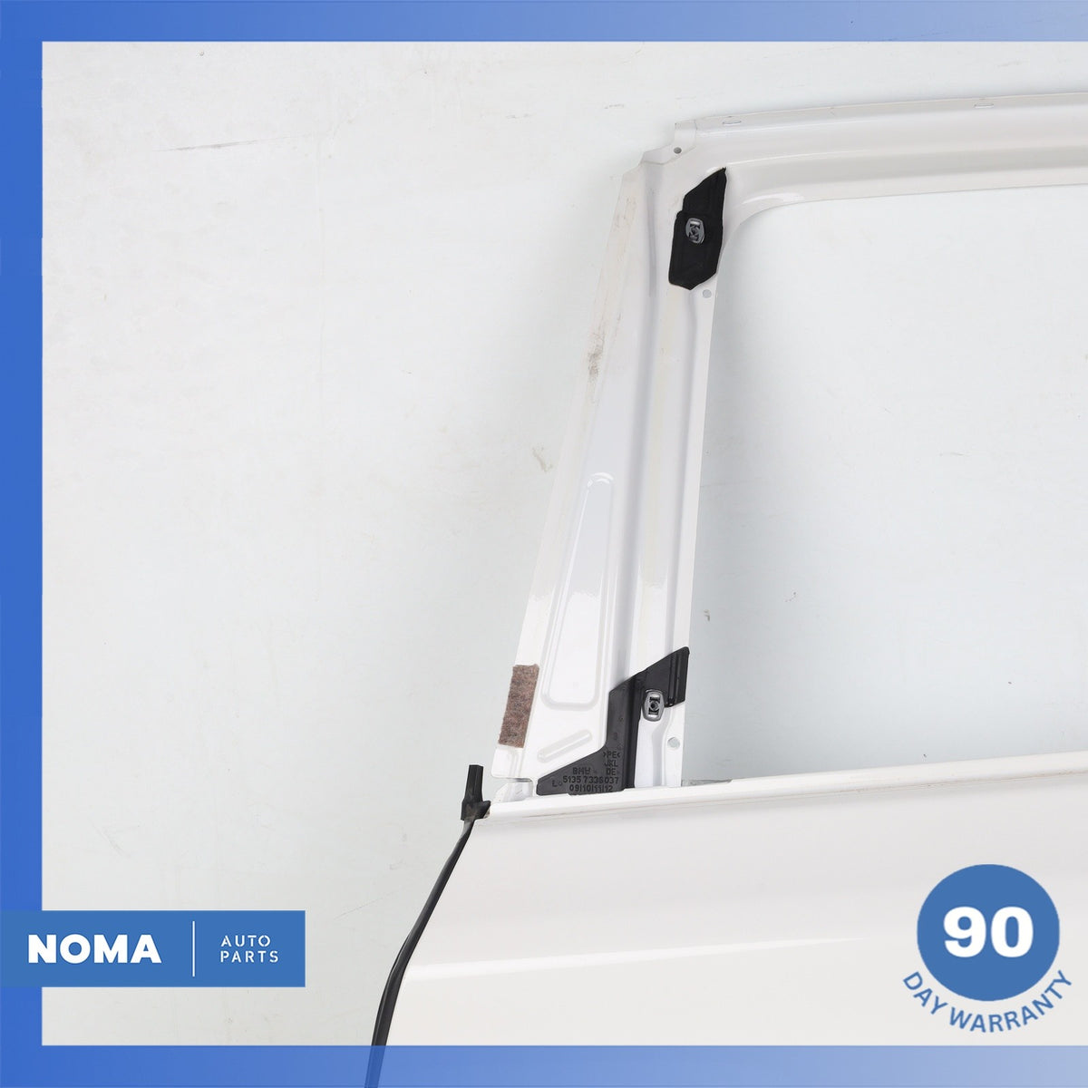 16-22 BMW G12 740i 750Li Rear Left Driver Side Door Shell White OEM - photo 4