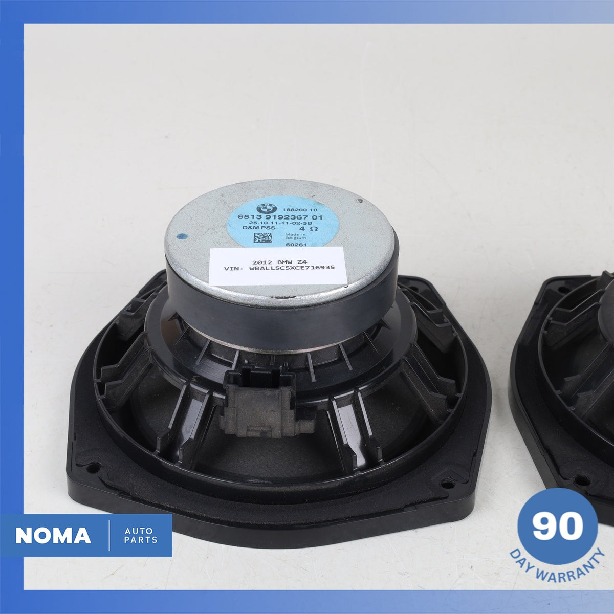 09-16 BMW E89 Z4 Front Left & Right Door Top-HiFi Sound Speaker Set OEM - photo 7