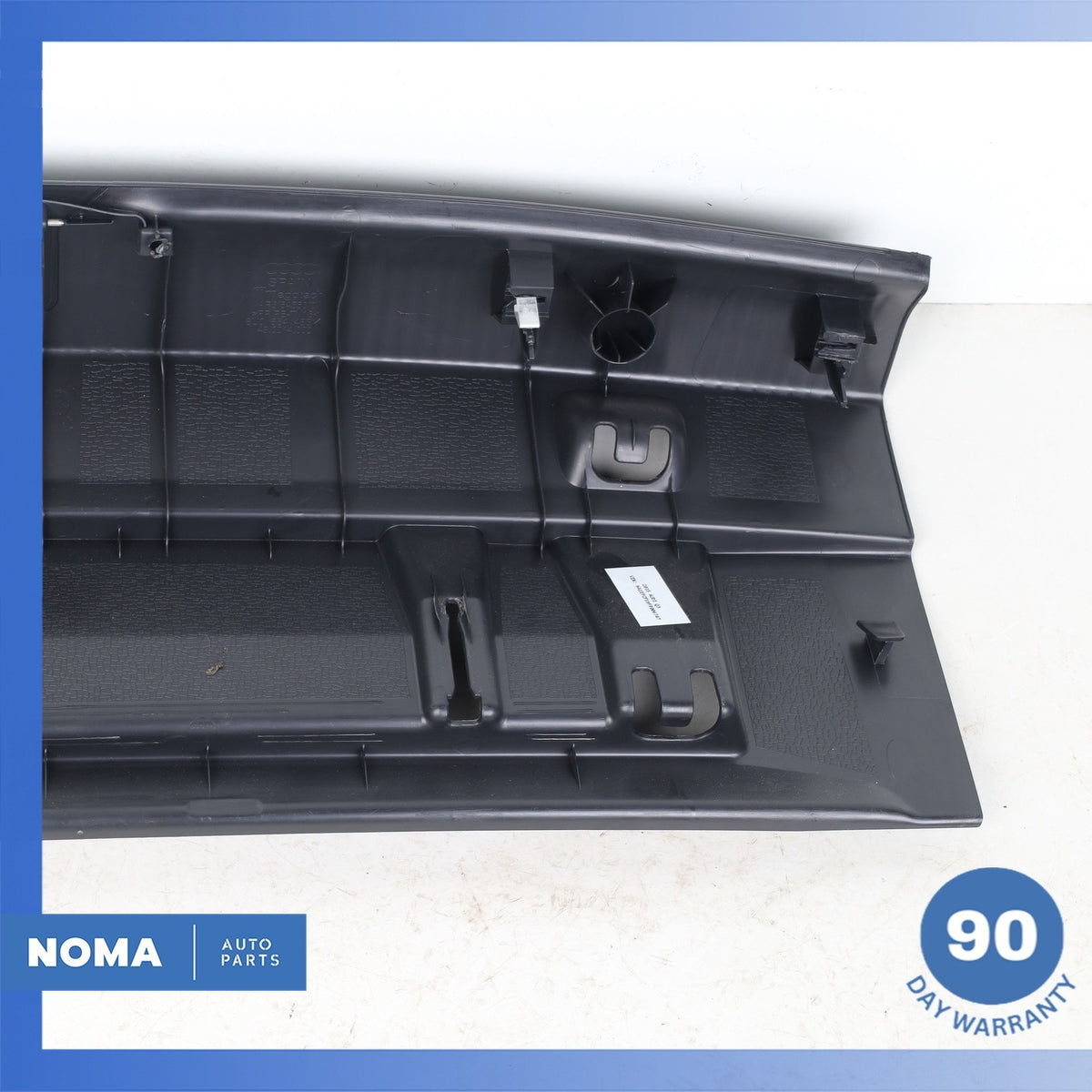 15-18 Audi 8U Q3 Trunk Boot Entry Sill Scuff Cover Panel Black OEM - photo 6