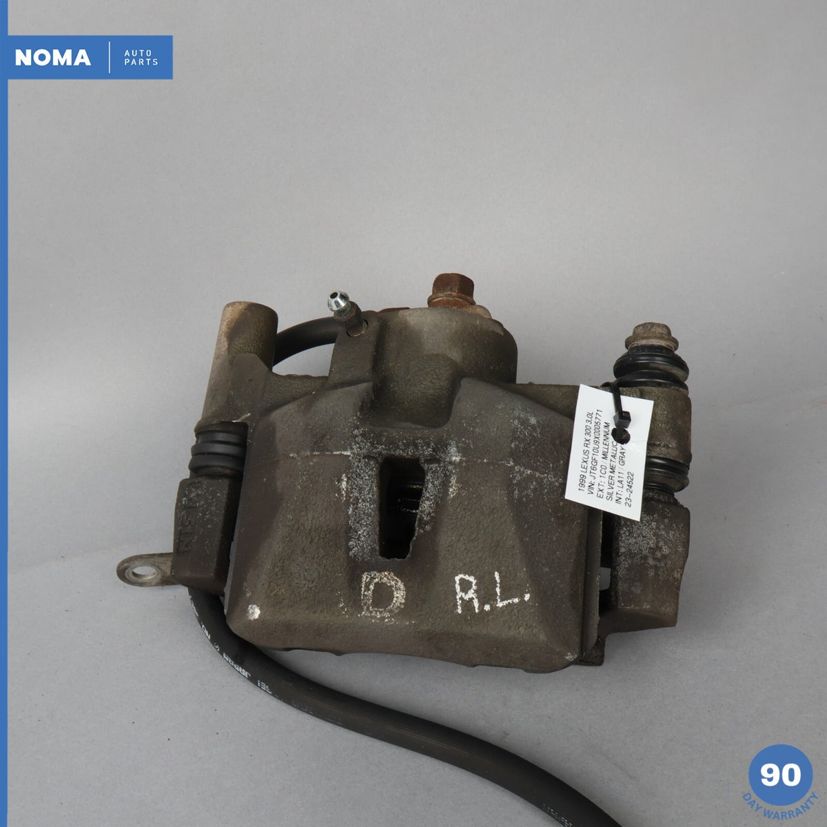 99-03 Lexus RX300 XU10 Rear Left Driver Side Brake Caliper Cover w/ Hose OEM - photo 6