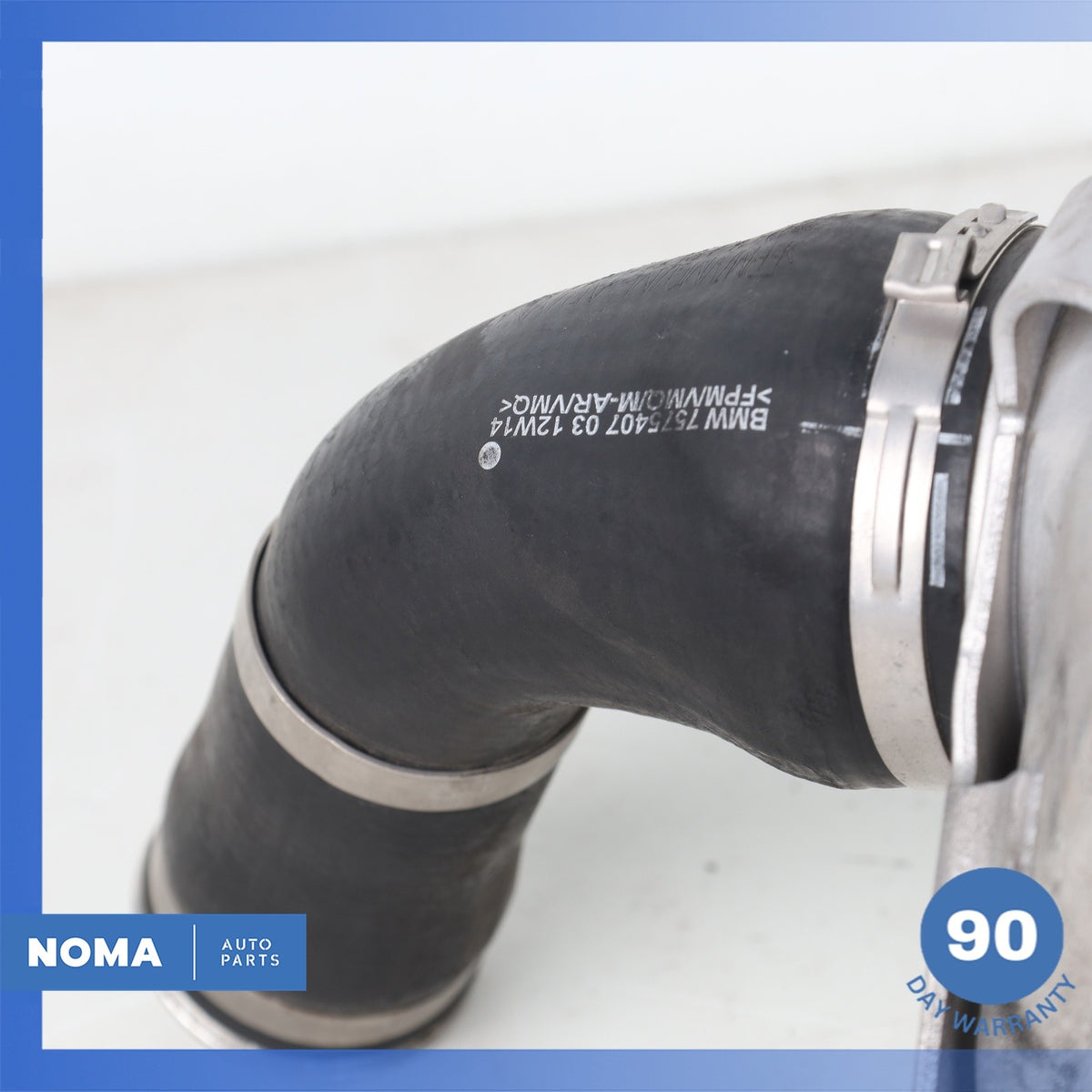 08-19 BMW F02 750i 650i 550i X6 4.4L V8 Left Side Turbocharger Intercooler OEM - photo 7