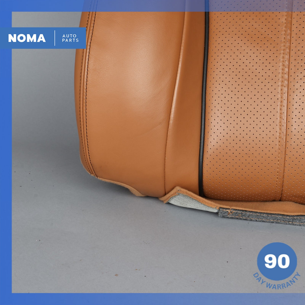 10-19 Jaguar X351 XJL XJR Front Right Passenger Top Upper Seat Cushion Brown OEM - photo 7