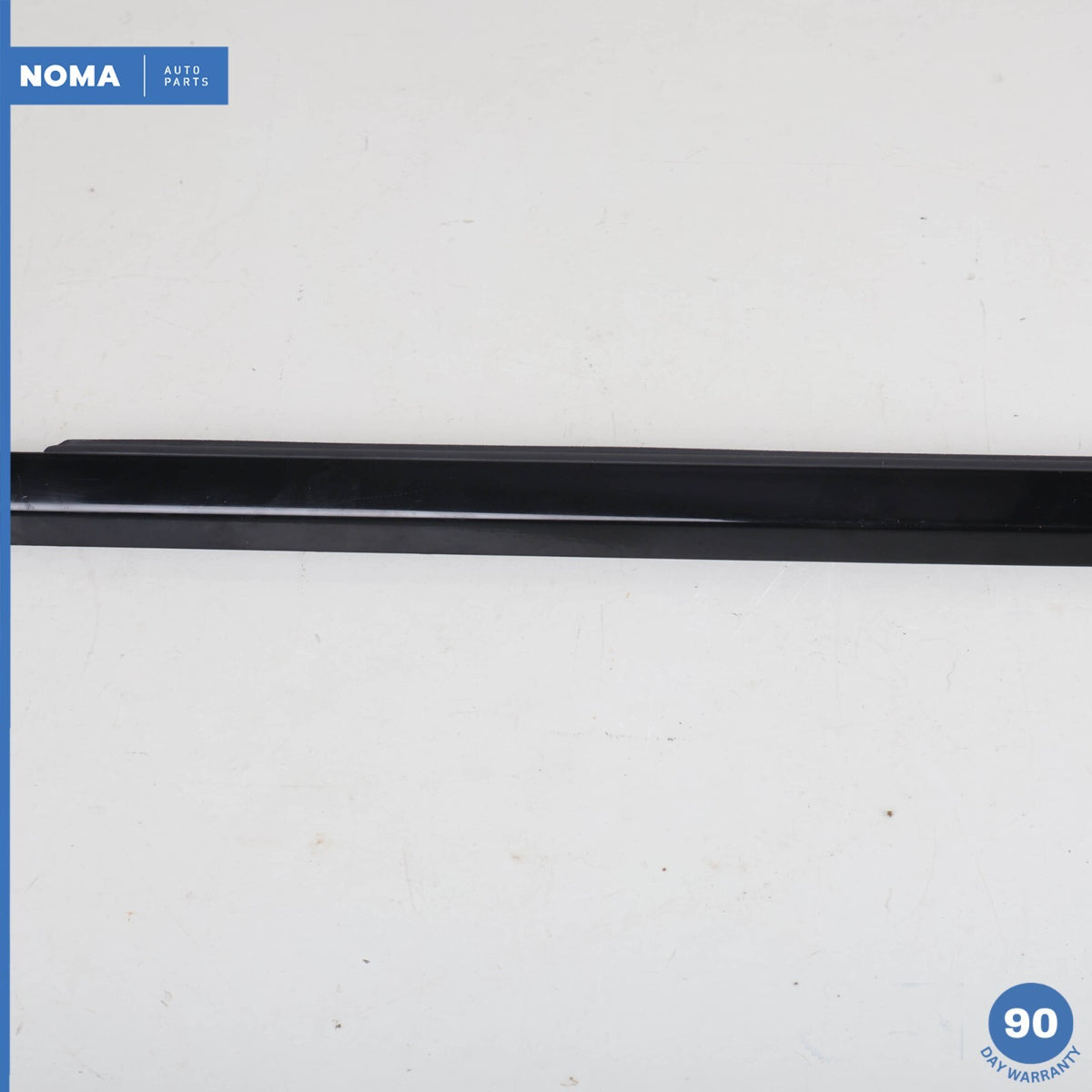 16-23 Jaguar X260 XF Rear Left Side Door Exterior Window Molding Black OEM - photo 5