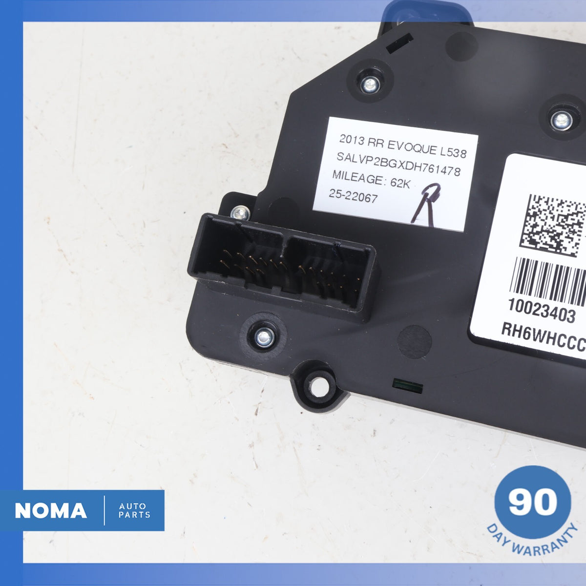 12-19 Range Rover Evoque L538 Front Right Passenger Seat Adjustment Switch OEM - photo 7