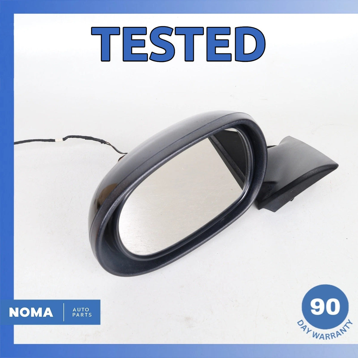 07-09 Jaguar X150 XK XKR Left Side Door Rear View Mirror Black C2P11139 OEM - photo 1