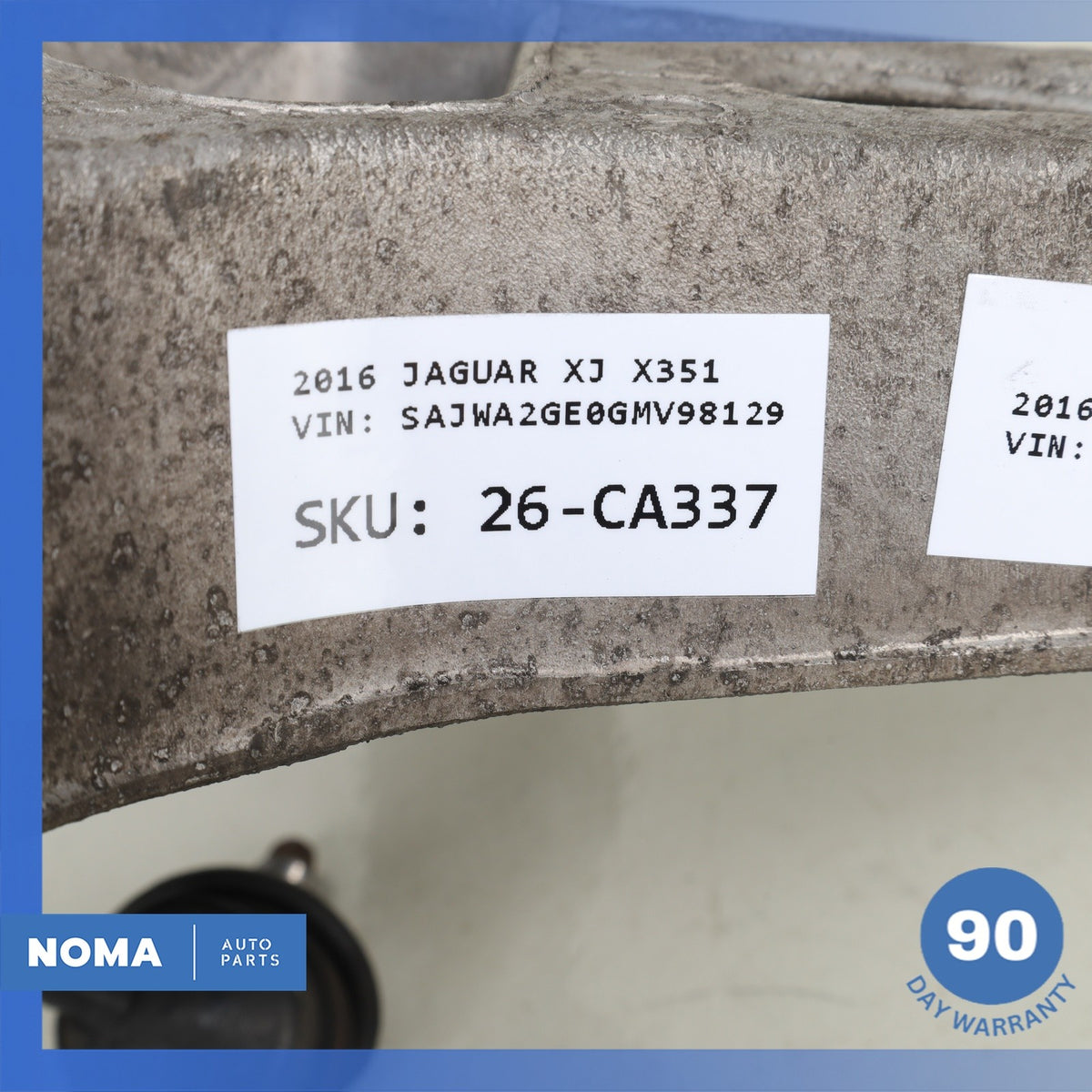 09-19 Jaguar X351 XJ XF XFR Rear Right Side Lower Control Arm w/ Link OEM 71k - photo 16