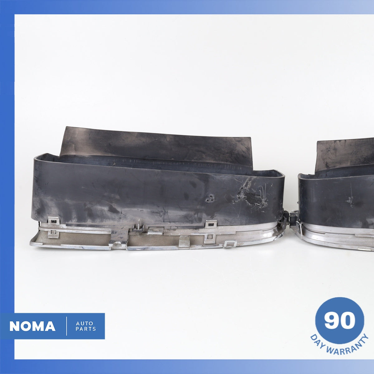08-09 Jaguar X358 XJ8 XJR Left & Right Radiator Air Duct Grille Set C2C36786 OEM - photo 11