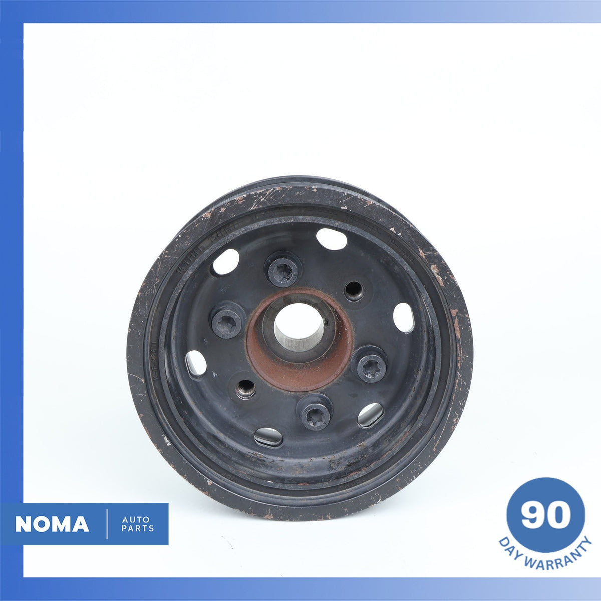 10-23 LR Range Rover Sport L494 F-Type XF Engine Crankshaft Balancer Pulley OEM - photo 4