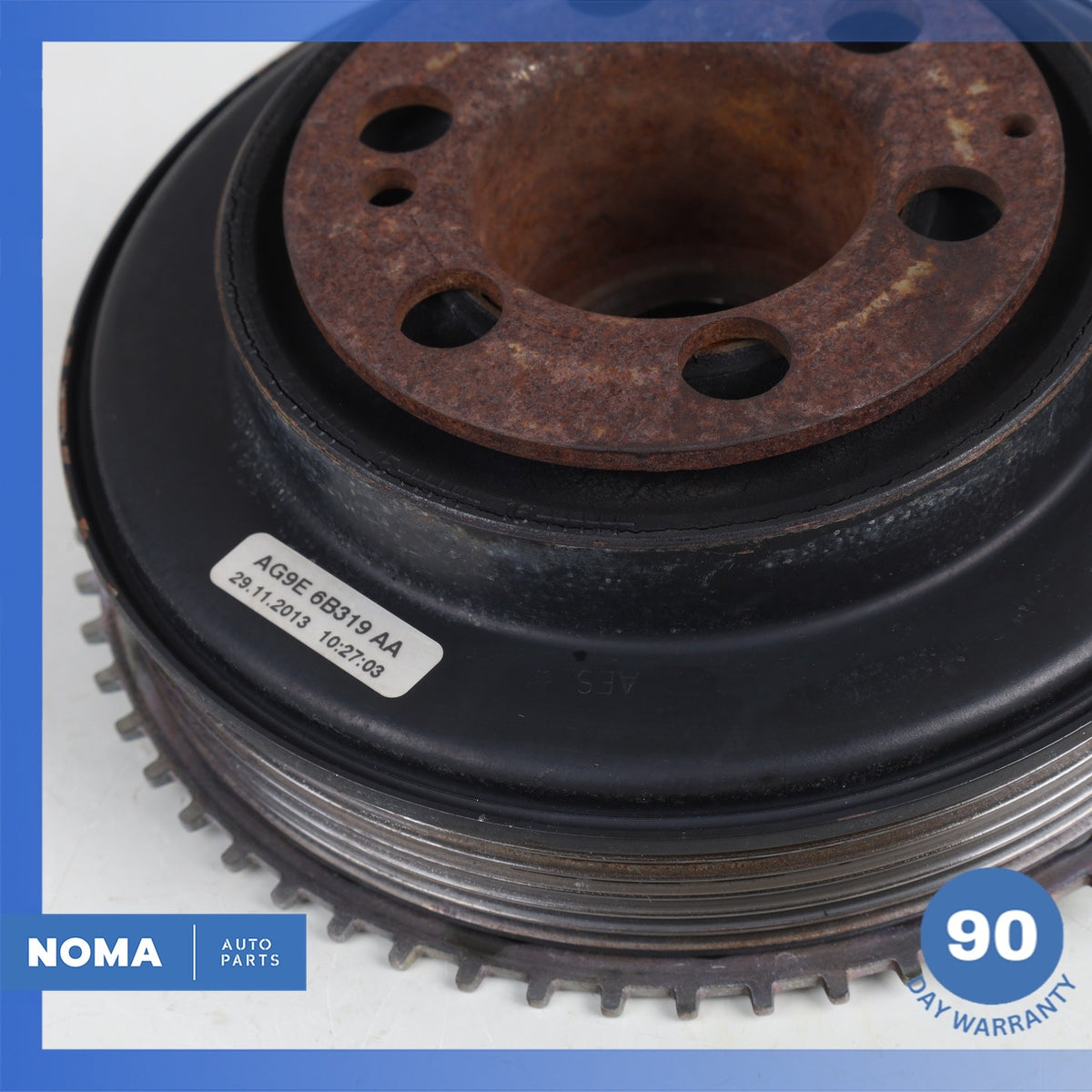 12-17 Range Rover Evoque L538 Engine Crankshaft Balancer Pulley LR078547 OEM - photo 4
