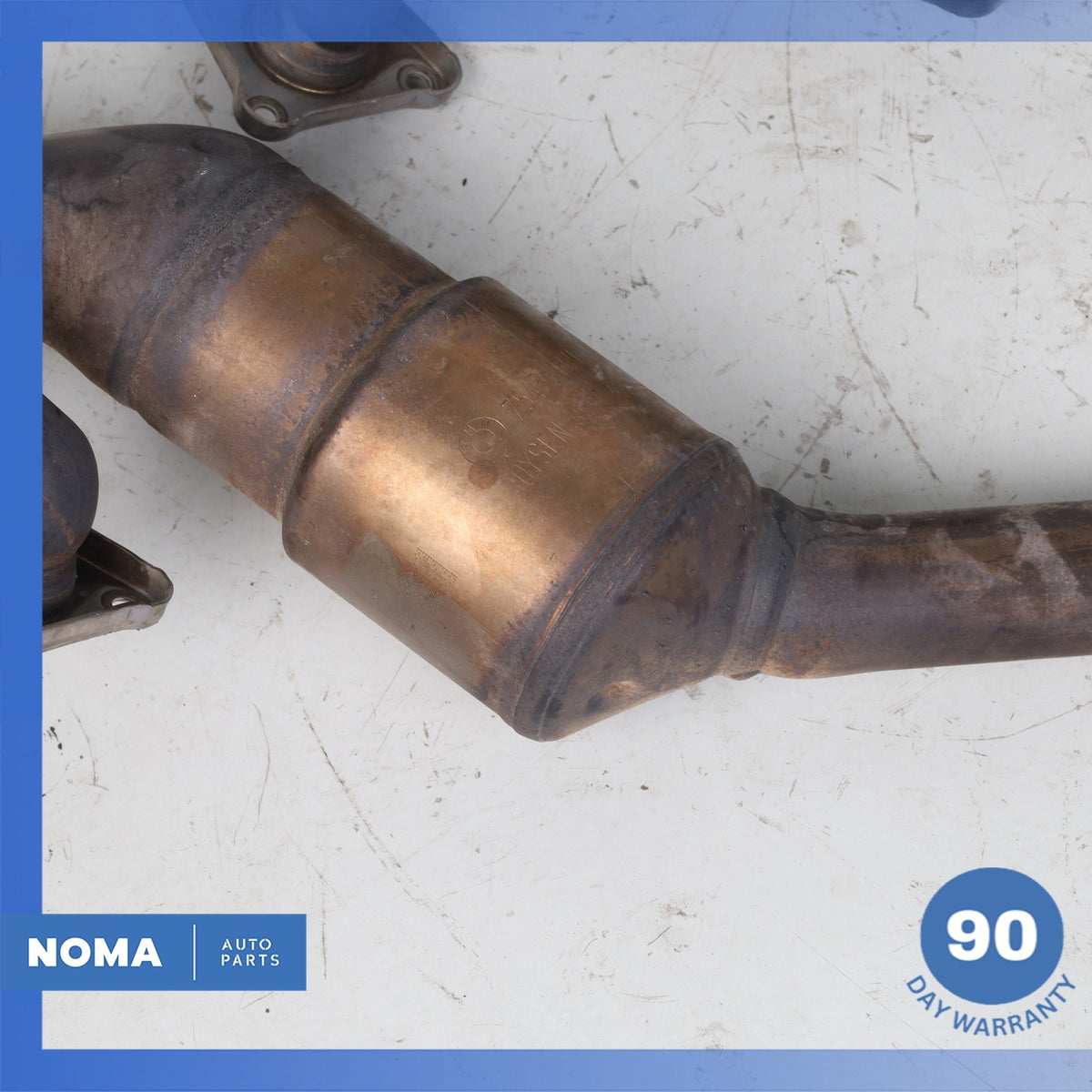 06-08 BMW E85 Z4 Front & Rear Exhaust Downpipe Set 7545318 OEM - photo 15